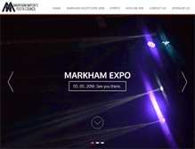 Tablet Screenshot of markhamyouth.com